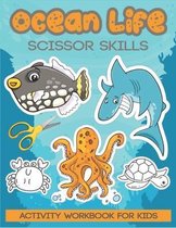 Ocean Life Scissor Skills Activity Workbook for Kids