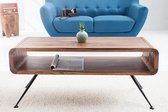 Table basse en bois de Sheesham Design rétro 100 cm