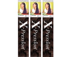 X-Pression Ultra Braid Vlechthaar #4 - Voordeelverpakking 3 Stuks