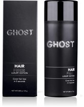 GHOST - Hair Building Fiber - 100% Natuurlijke keratine vezels - Haargroei vezels - Haarverdikker - Haaruitval - Haarpoeder volume - Donkerbruin - 25 gram