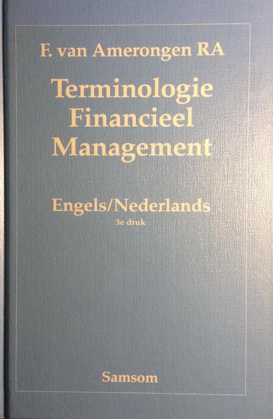 Terminologie financieel management