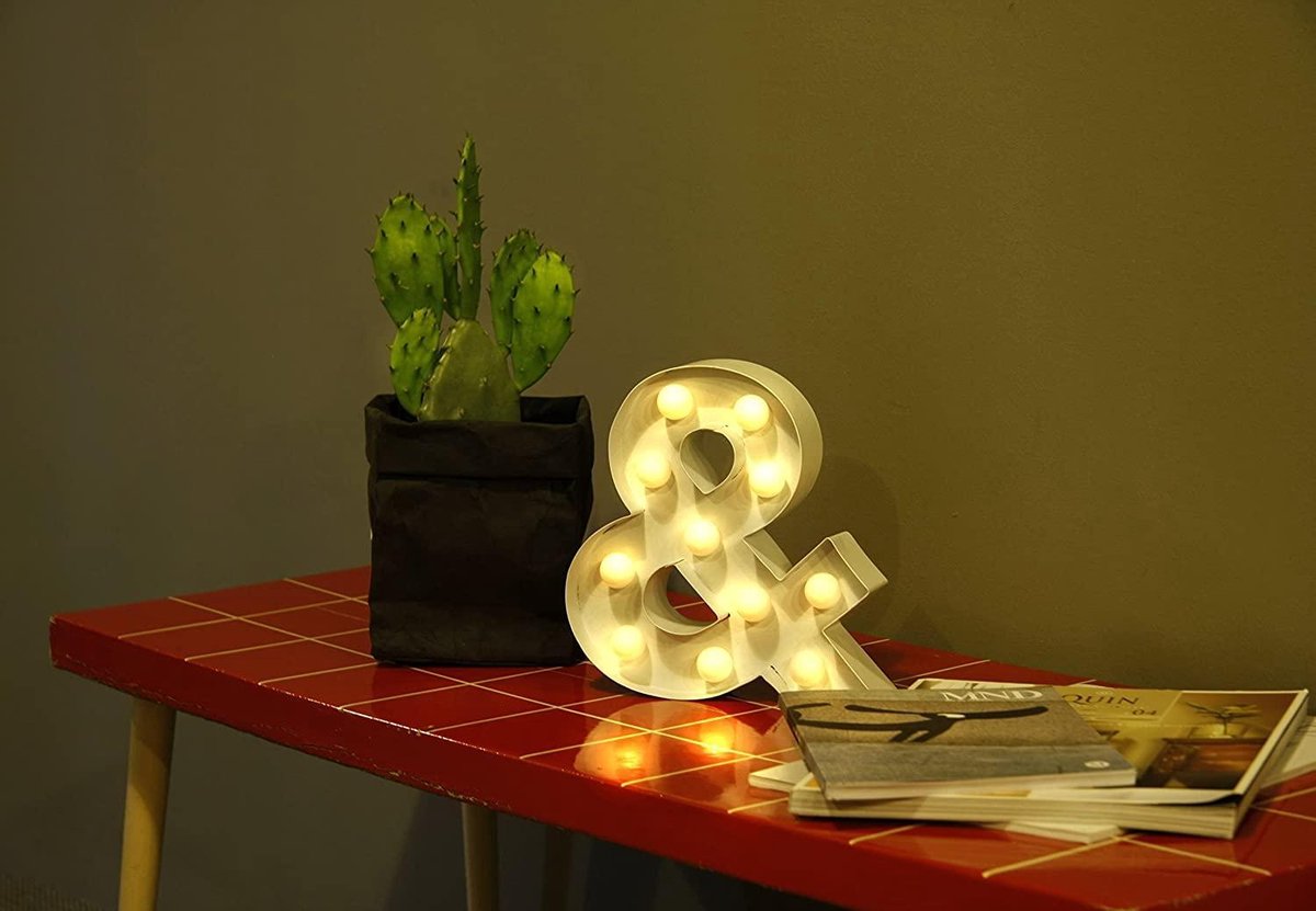 Pusher - STAR LIGHT “P” Decoration BIANCA