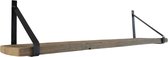 Industriële Plankdrager 20 cm - Per stuk - Staal - Met transparante Coating
