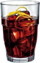 Rock bar Tumbler set - Waterglazen - Drinkglazen - Luxe Whiskeyglazen - 37cl - 6 stuks