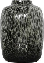 Cheetah vaas grijs Artic | Black | Medium| Ø25 x H35 cm | Vase The World