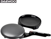 Daewoo: Luxe Crepe Maker - Pannenkoeken - Crêpes - Easy Clean - 800W - 19cm