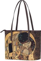 Signare - College tas - Gobelin - Kunst - Schoudertas - Gold Kiss - Gustav Klimt
