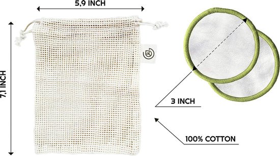Sinutan® | Maxi Tampons Démaquillants Lavables en Microfibre | Tampons  Démaquillants Réutilisables avec Sac à Linge | Tous Types de Peaux |  Ensemble