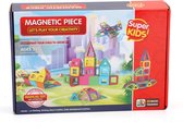 Magnetische Bouwblokken XL - SuperKIDS - Set 64 stk. - Magneet Speelgoed - Magnetisch Speelgoed - Educatief Speelgoed -  Constructiespeelgoed - Bouwspeelgoed