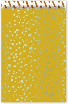 cadeauzakjes Oker Geel 17.5 x 26 cm zakjes met contrasterende binnenkant 10 stuks