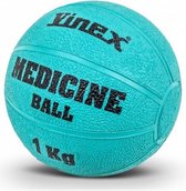 eSAM® Robuuste Medicijnbal - Medicine bal - Rubber - Turquis - 1 kg