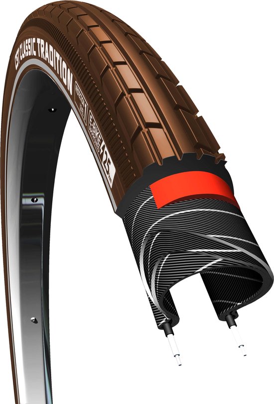 Cst Classic Tradition Vuitenband 28 X 1.75 Inch (47-622) Bruin