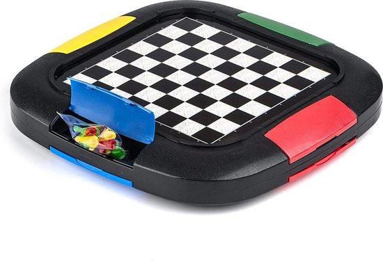 Thumbnail van een extra afbeelding van het spel 7 in 1 bordspellen - schaken strategische bordspellen - bordspel - gezelschapsspel - reisspel - dobbelspel - spellenset - spellendoos