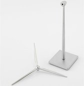 Troika - paperclip houder - wind energie molen - wit