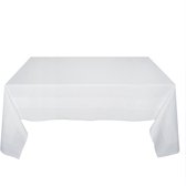 Nappe classique en lin Treb Catering - 180x186 cm - Coton - Blanc