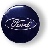 Set van 4 Ford stickers 57mm - Velgen - Winterbanden - Velg - All season banden - Naafdoppen -Naafkappen -Ontvochtiger - Ruitenkrabber - Vorst - Regen - stickers - logo - embleem