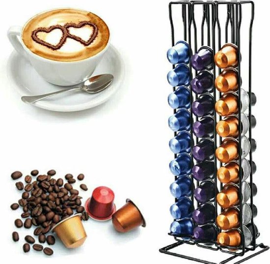 TDR - Porte-capsule - Debout - Convient pour Nespresso et capsules  compatibles -... | bol