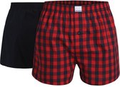 CECEBA boxershorts- 2-pack - navy/rood - 3XL