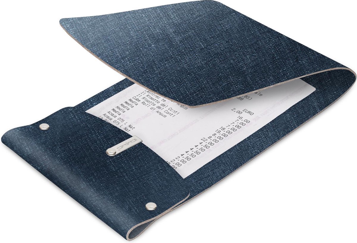 10 stuks Rekeninghouder / Rekeningmapje Type BasicDenim