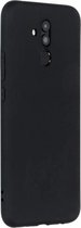 Huawei Mate 20 Lite hoesje zwart - Siliconen Case Huawei Mate 20 Lite hoesje - Zwart - (Let op: Lite variant)