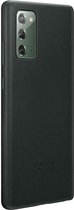 Samsung leather Hoesje - Samsung Galaxy Note 20 - Groen