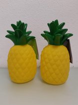 Ananas honden speelgoed- 2 stuks