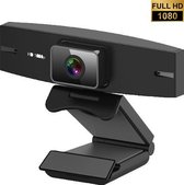 Isee Full HD Webcam voor PC - Webcam met microfoon en USB - Geschikt voor Windows en Mac - 1080 P - Zwart