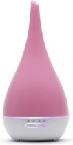 Diffuser langwerpig - wit met roze - 400 ml - aromatherapie