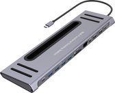 Sounix 12-in-1 | USB-C Hub Adapter | 4K UHD HDMI | Ethernet | USB 3.0 | Docking Station | Windows