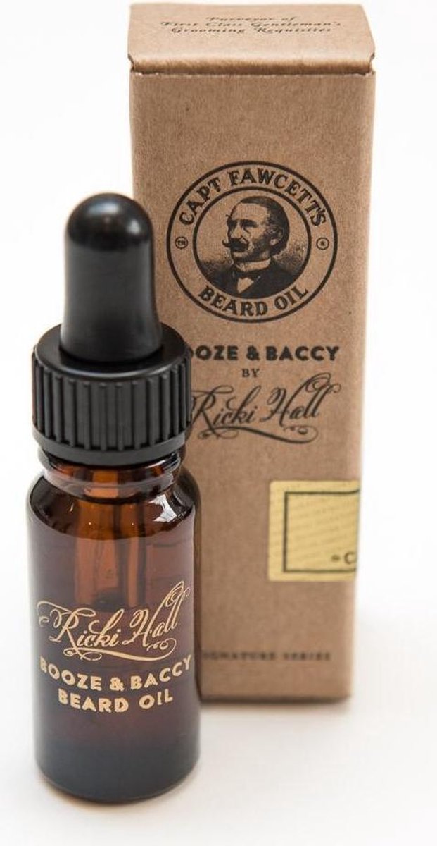 Captain Fawcett Ricki Hall's Booze & Baccy Beard Oil 10 ml.