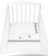 CAM Lenzuola 3 Part Cot Bedding - Hoeslakentje - TORTORA - Made in Italy