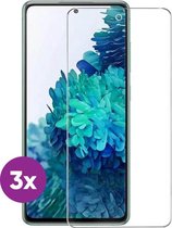 Samsung S20 FE Screenprotector - Samsung Galaxy S20 FE Screenprotector Glas - S20 FE Screen Protector Glass - Screenprotector Samsung S20 FE - 3x - 3 stuks