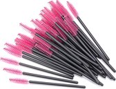 50 Stuks Make-Up Wimpers Borstels Voor Wimper Extension - Mascara Applicator Wands - Siliconen Wegwerp Mascara Borstel Make Up kwasten