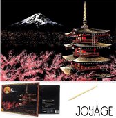 Scratch Art Volwassenen - 41 x 28 cm - Mount Fuji - Kras tekeningen volwassenen pakket - Scratch painting - Kraskaarten - Krasfolie voor volwassenen - Krastekening - Hobby en creat
