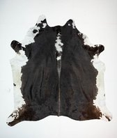 KOELAP Koeienhuid Vloerkleed - Bruinwit Gevlekt - 225 x 235 cm - 1003471