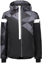 Campagnolo Strech Jacket Zwart Dessin heren ski jas zwart dessin