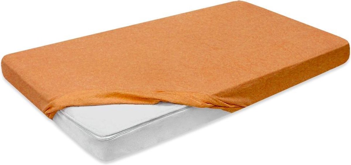 Terry  Matrashoes met rubberenband 130/140x200