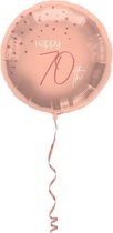 Folat - Folieballon 70 Jaar Elegant Lush Blush 45 cm