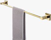 Handdoekenrek Lion | Enkel rek | Glossy goud | Messing | Bevestigingsmateriaal Muur | Hangend Vrijstaand | Modern |  Badkamer | Bathroom | Towel rack | Badkamer rek | Goudkleurige accessoires