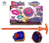 Tol - met doos inclusief launcher en starterspin - roze verpakking - speelgoed - cadeau