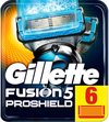 Lames de rasoir Gillette Fusion5 ProShield Chill - Lot de 6 - Hommes - Emballage de boîte aux lettres