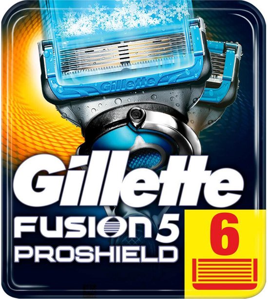 Gillette Fusion5 ProShield Chill Scheermesjes - 6 stuks - Mannen - Brievenbus Verpakking