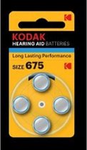 Kodak batterijen voor gehoorapparaat. Blauw. 3 verpakkingen van elk 4 stuks.  Code 675. Hearing Aid Batteries