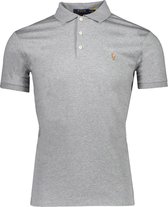 Polo Ralph Lauren  Polo Grijs Getailleerd - Maat XXL - Heren - Lente/Zomer Collectie - Katoen