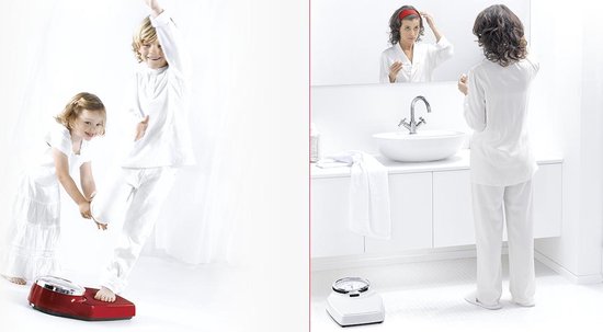 Pèse-personne Seca Colorata 760 pour salle de bain Balance personnelle analogique - Zwart