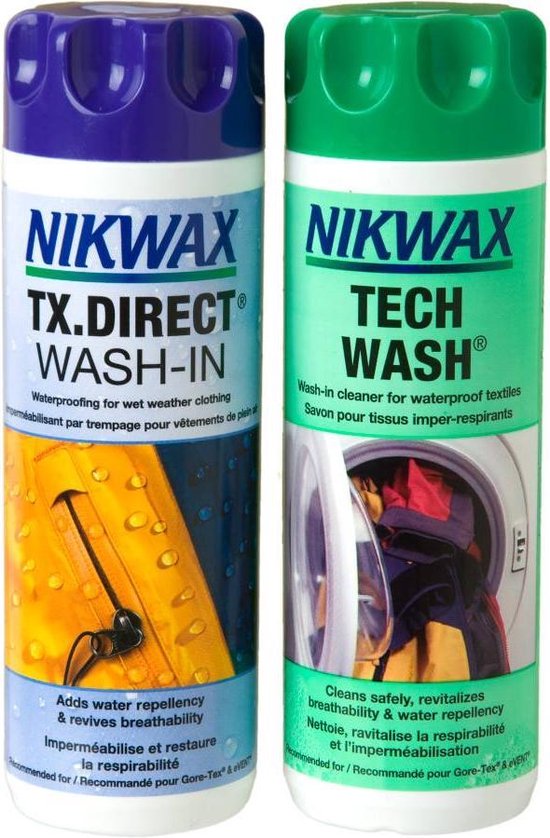 Twins voordeelverpakking: TX Direct Wash-in & Tech Wash - Wasmiddel + Impregneermiddel