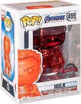 POP! Marvel Avengers Endgame Hulk w/ nano gauntlet Red Chrome #499 Exclusive