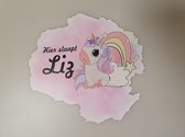 Unicorn slaapkamer sticker - unicorn muursticker / raamsticker - muur sticker - raam sticker - unicorn - eenhoorn