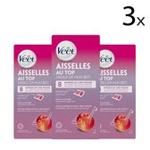 Veet Ontharingsstrips - Gen Z - Oksels - 8 stuks x3