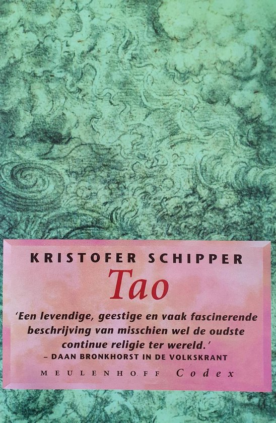 Boek 'Tao' van Kristofer Schipper met een citaat van Daan Bronkhorst.